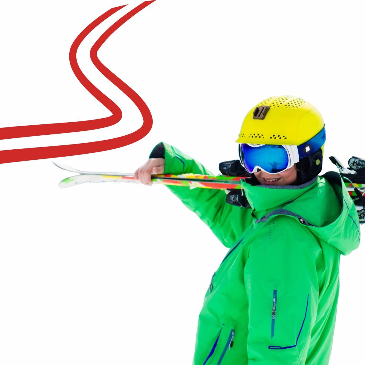 Location Pack Rouge Unisexe ADOLESCENTS de 13 à 17 ans (ski+chaussures+batons) - niveau intermédiaire - Val Thorens/Les Ménuires