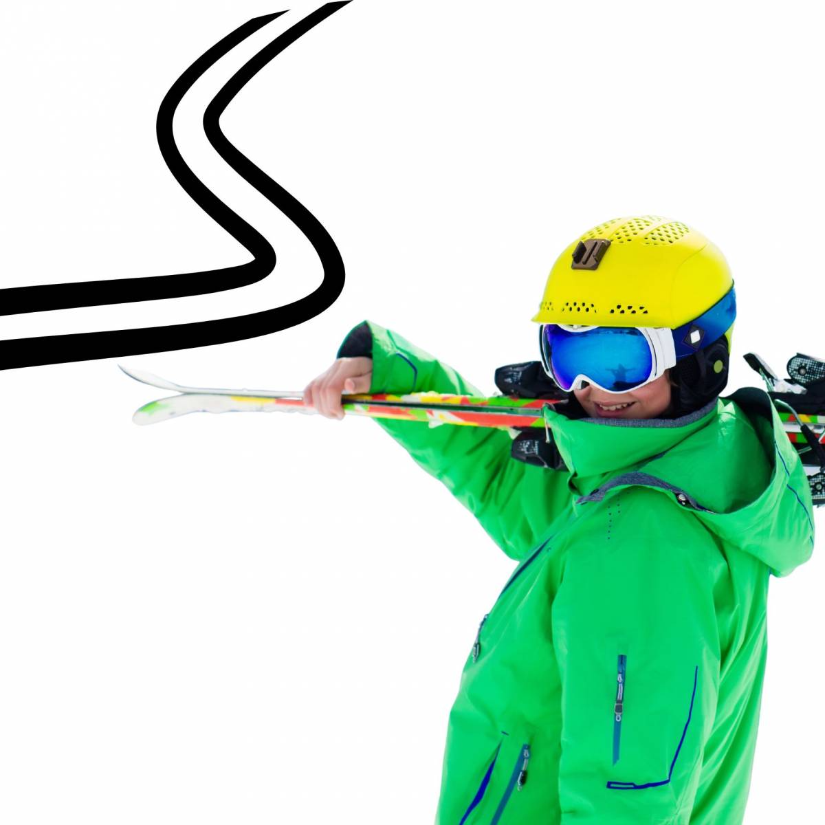 Location Pack Noir Unisexe ADOLESCENTS de 13 à 17 ans (ski+chaussures+batons) - très bon niveau - Val Thorens/Les Ménuires